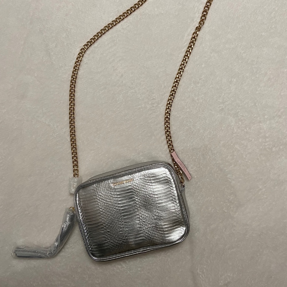 NWT Victoria’s Secret Metallic Crossbody
